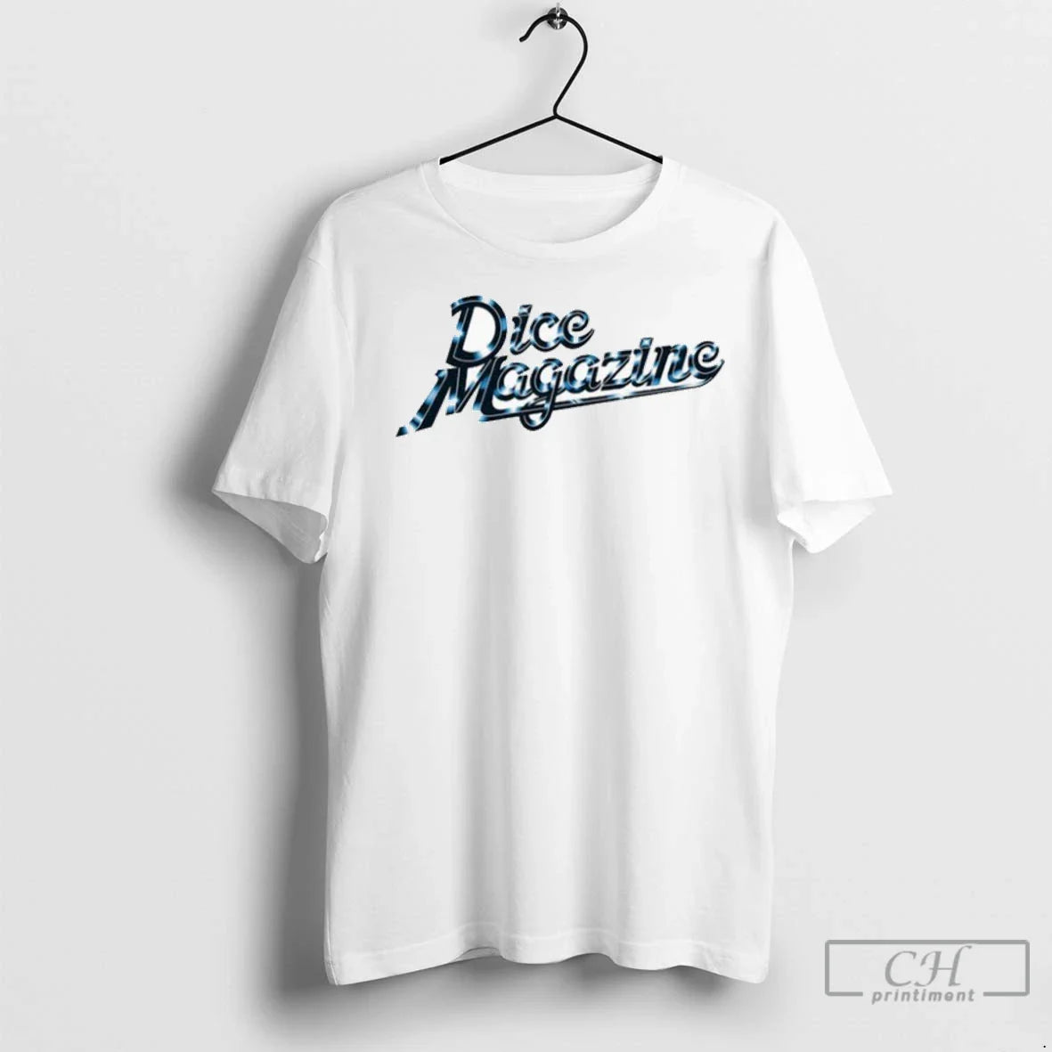Dice Magazine Chrome Logo T Shirts Tank Top Modern Look
