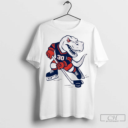 Dino Hockey Dinomights T Rex T T Shirts Jpg Long Sleeve Retro Art