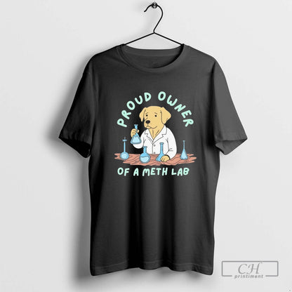 Dog Proud Owner Meth Lab Tank Top Trendy Collection
