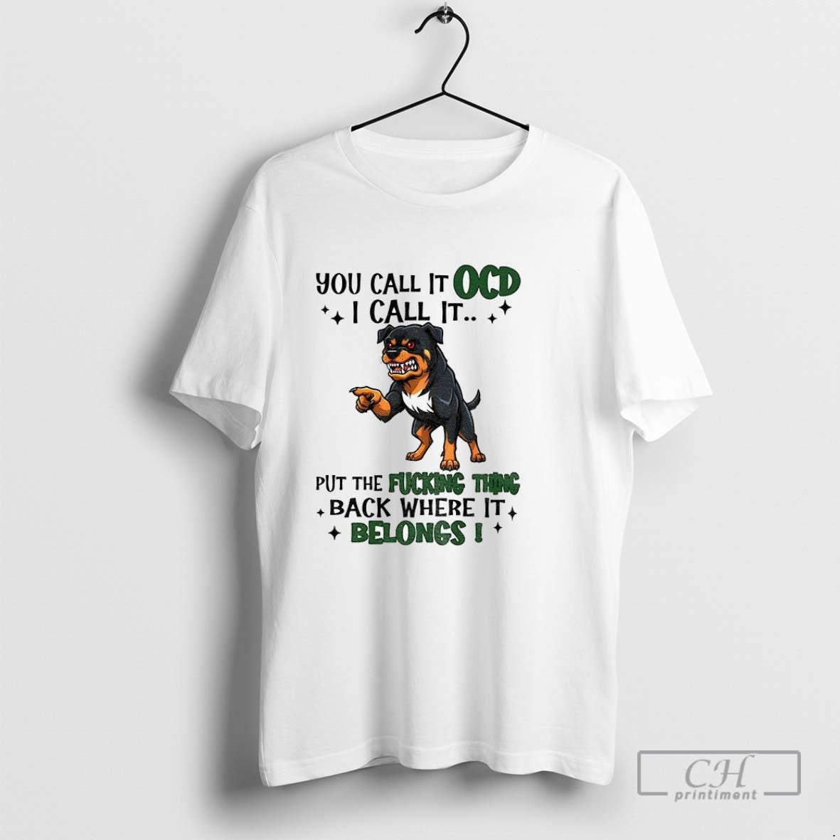 Dog You Call It Ocd I Call It Put Fucking Thing Back Where It Hoodie