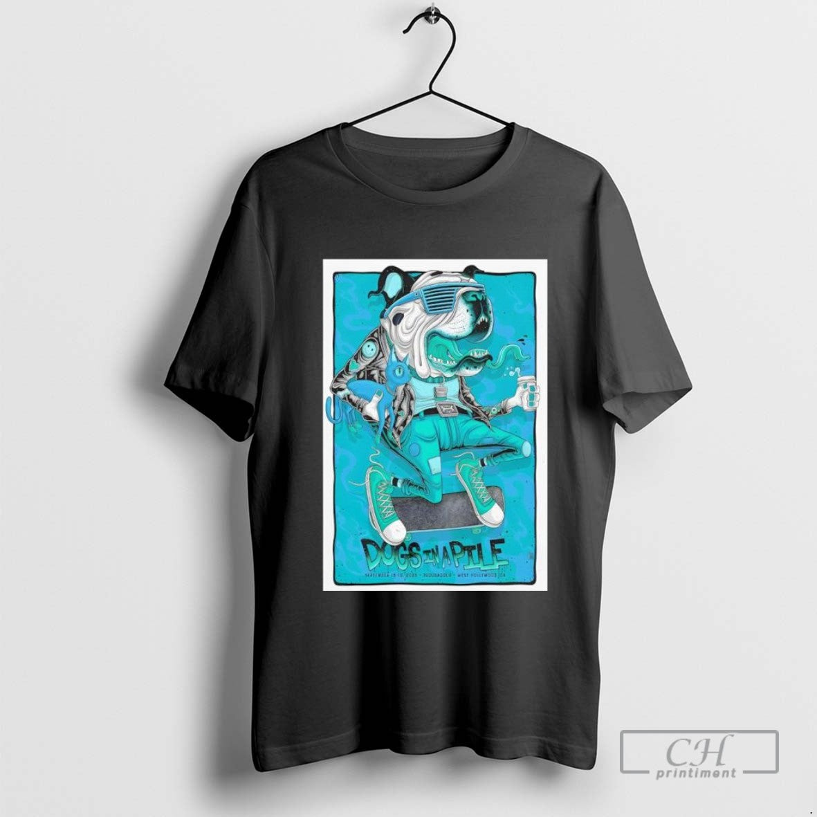 Dogs Pile West Hollywood Concert 2025 Hoodie Retro Merch