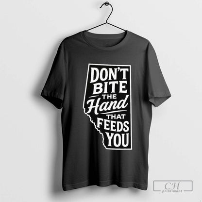 Dont Bite Hand That Feeds You Hoodie Designer Look