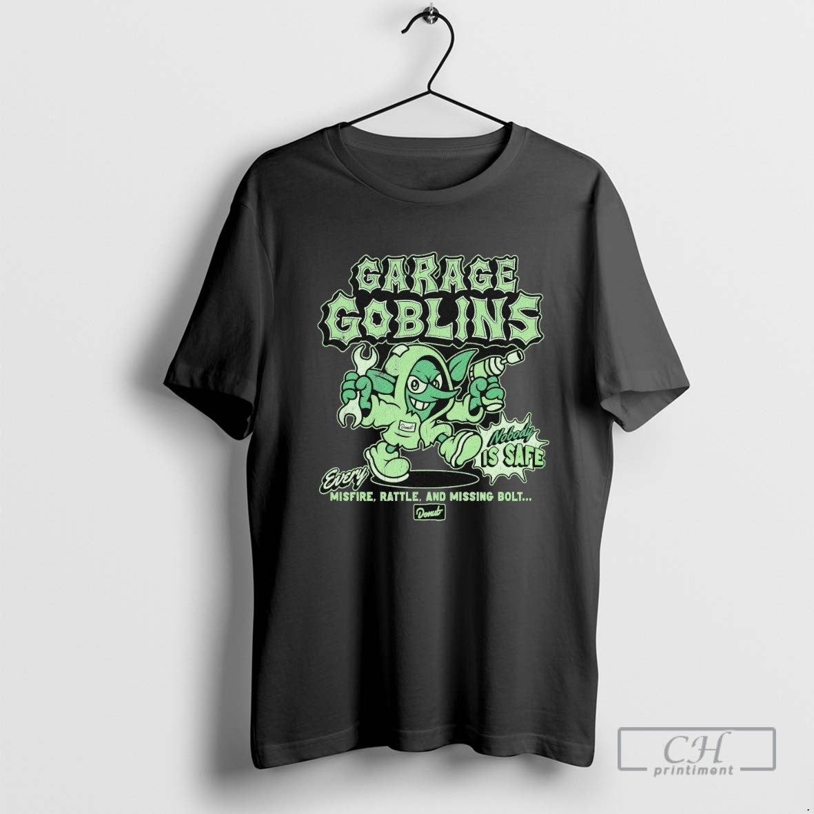 Donut Garage Goblins Tee Modern Gift