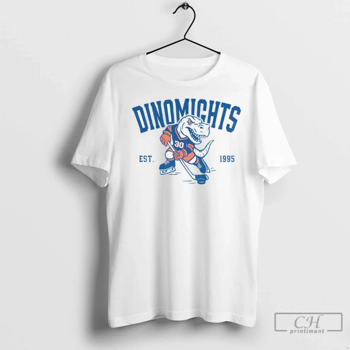 Dragon Dinomights Hockey Est 1995 T Shirts Long Sleeve Trendy