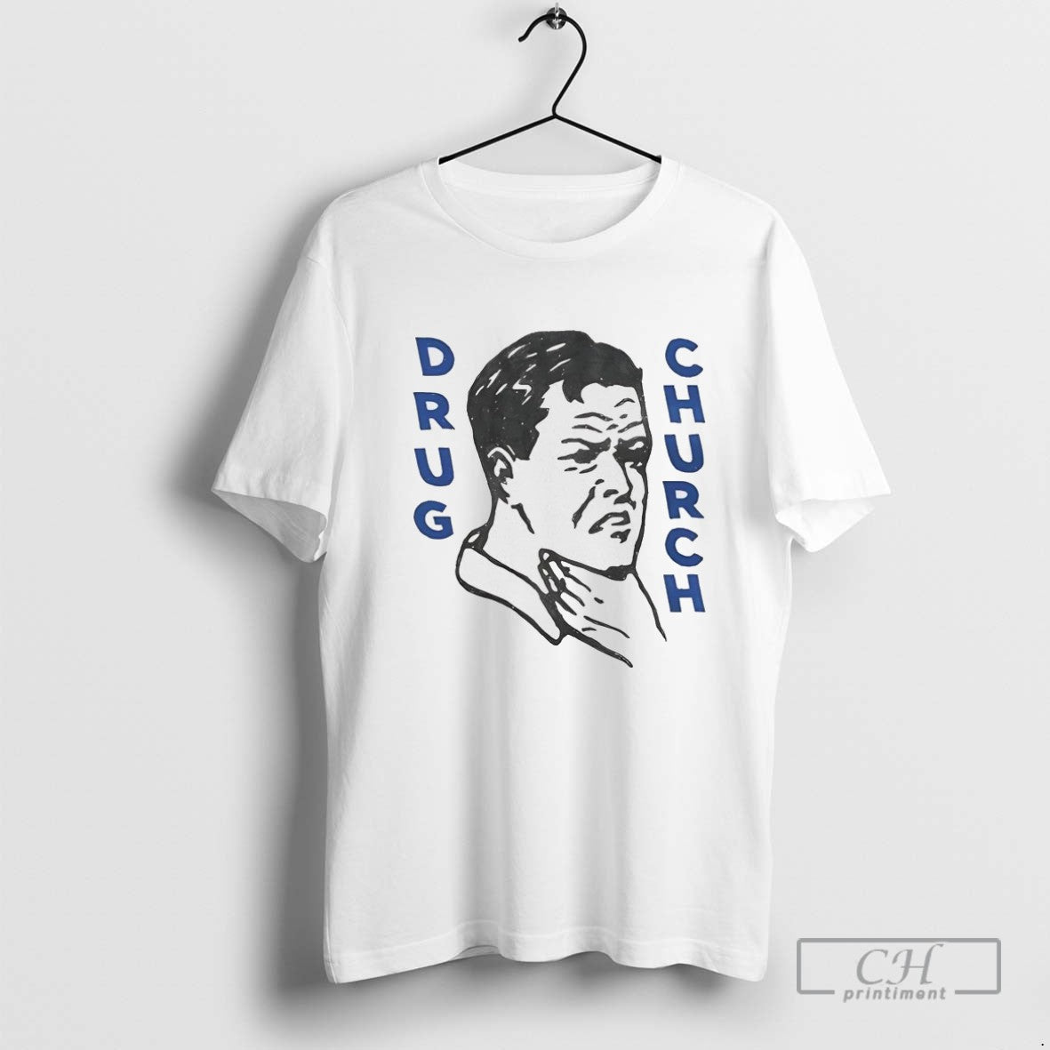 Drug Church Choke Tee Retro Art