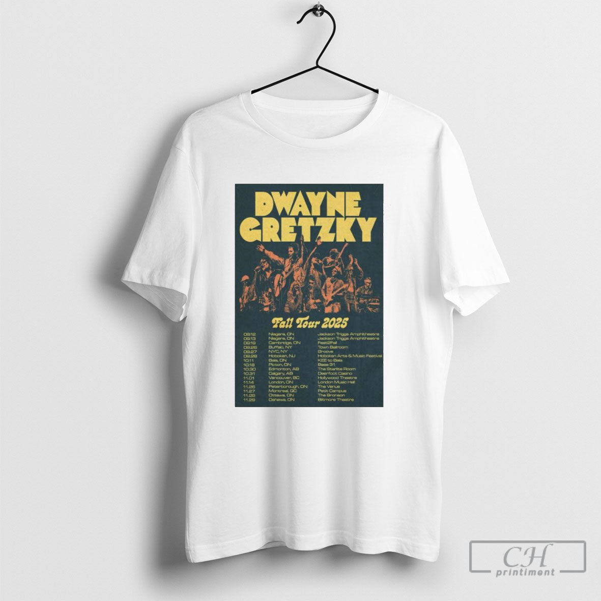 Dwayne Gretzky Fall Tour 2025 Hoodie Trendy Gift