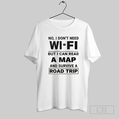 Dyvdveug No I Dont Need Wi Fi But I Can Read Map And Survive Hoodie