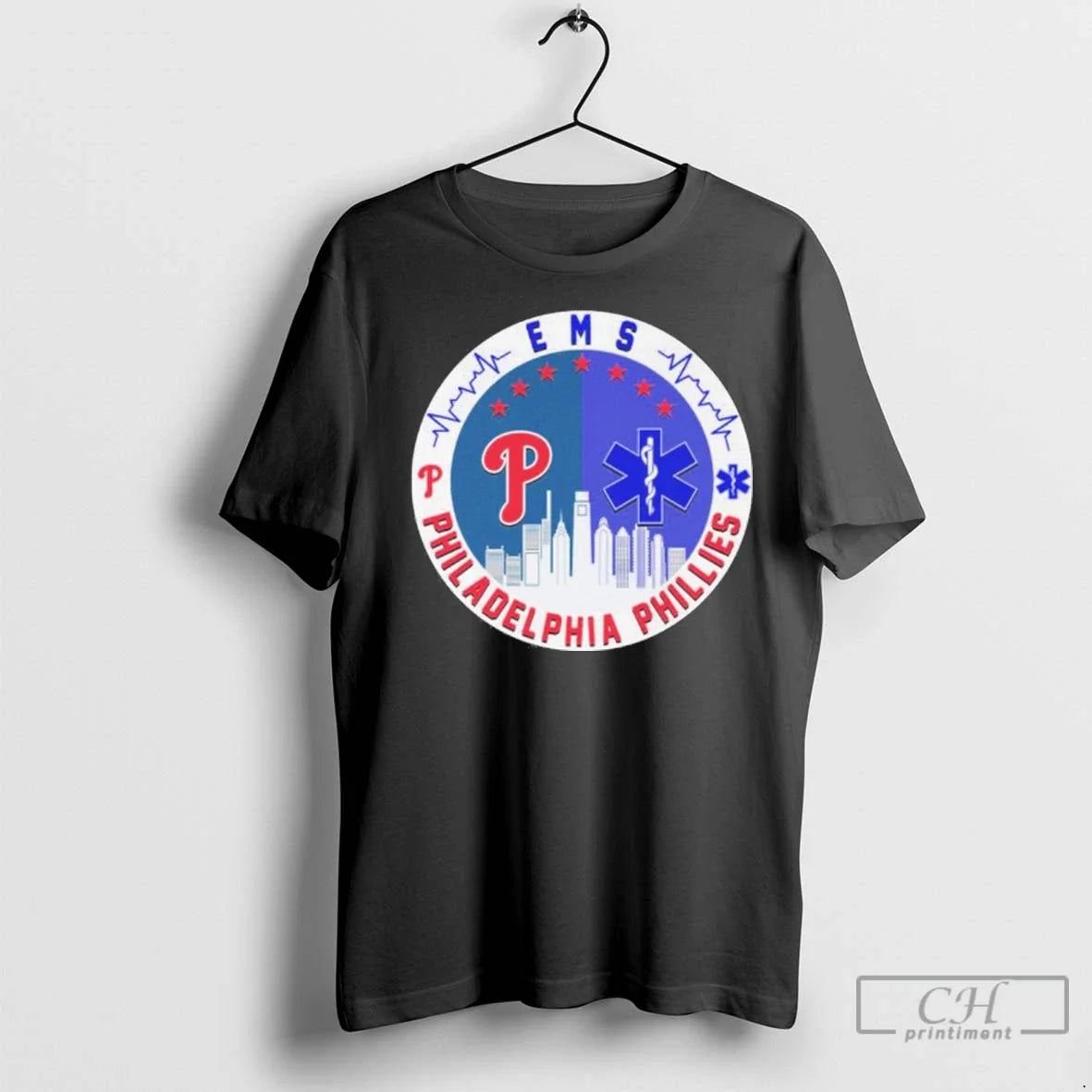 Ems X Philadelphia Phillies Skyline T Shirts Tank Top Exclusive Gift