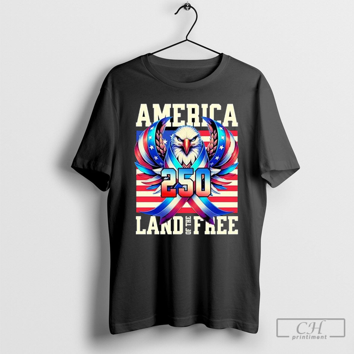 Eagle America Land Free Hoodie Modern Style