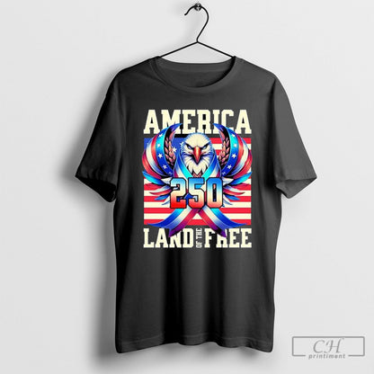Eagle America Land Free Hoodie Modern Style