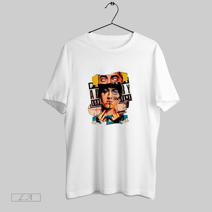 Eminem Slim Shady Hip Hop Gang Collage Street Tee Elegant Style