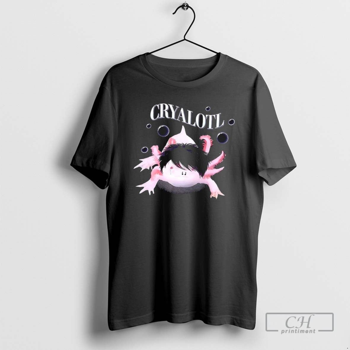Emo Axolotl Cryalotl T Shirts Tank Top Vintage Gift