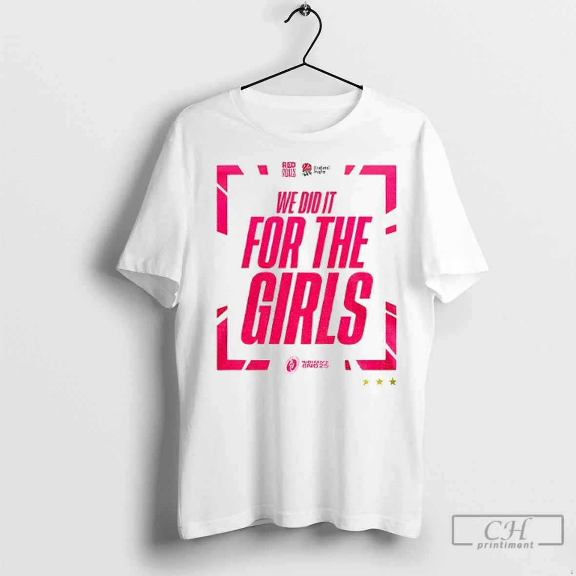 England 2025 Womens Rugby World Cup Champions We Did It T Shirts