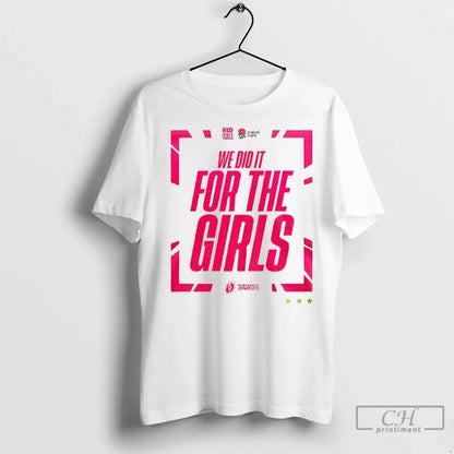 England 2025 Womens Rugby World Cup Champions We Did It T Shirts