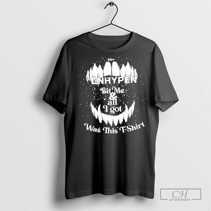 Enhypen Bit Me All Mi Got Was This T Shirts Shirt Premium Apparel