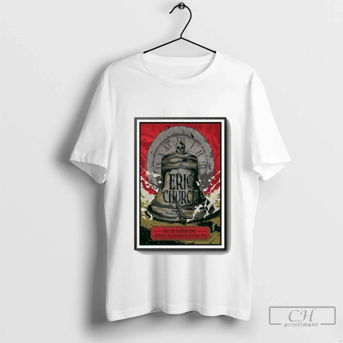 Eric Church Sept 18 2025 Xfinity Arena TShirt Modern Apparel
