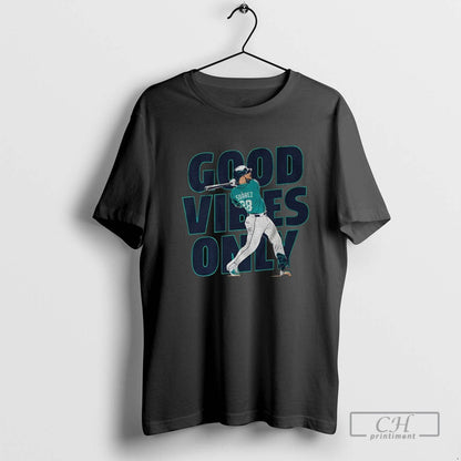 Eugenio Suarez Good Vibes Only Seattle Baseball Seize Moment Long