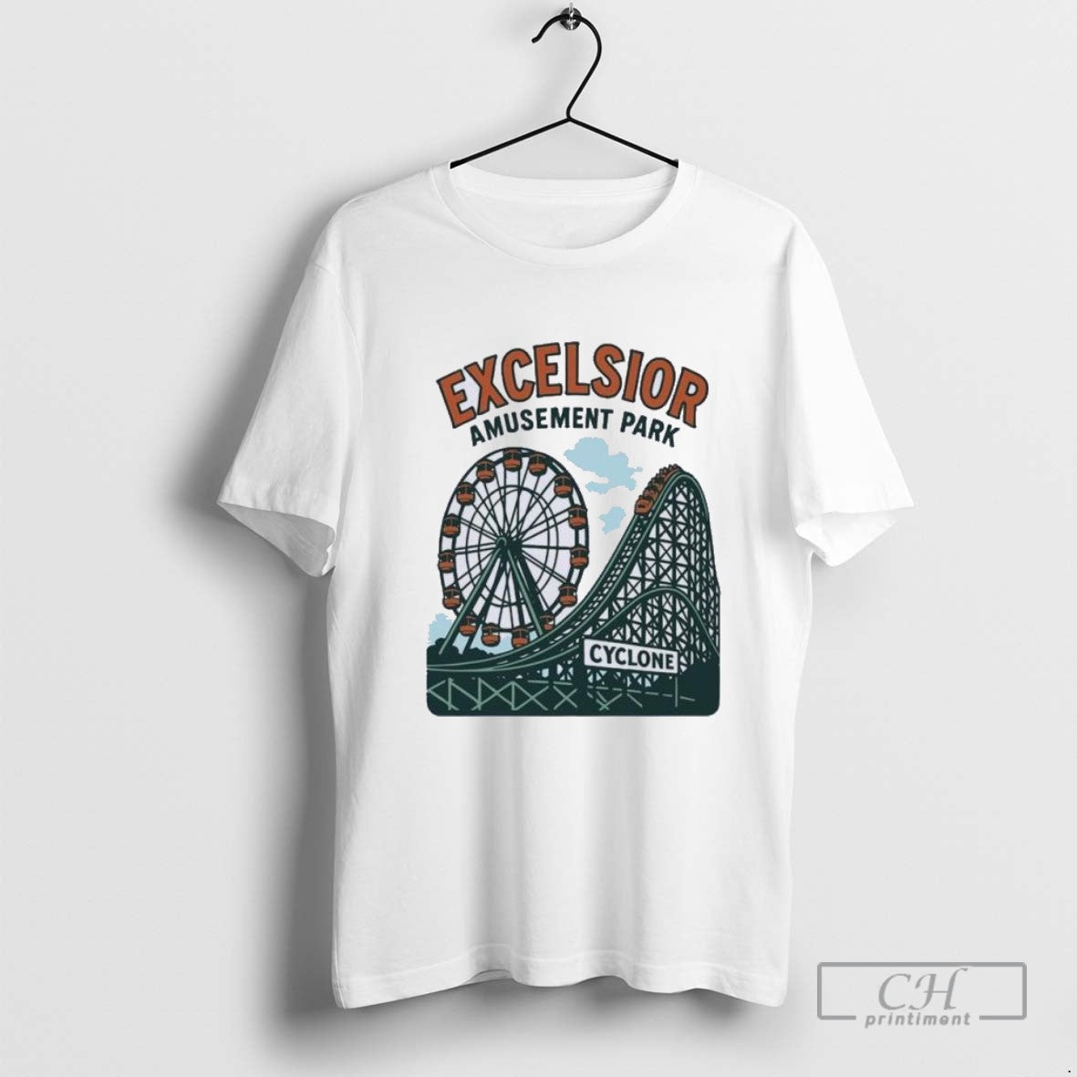 Excelsior Amusement Cyclone Park TShirt Authentic Outfit