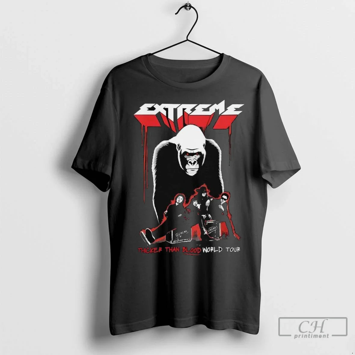 Extreme Band Gorilla Thicker Than Blood Tour 2025 Long Sleve T Shirts