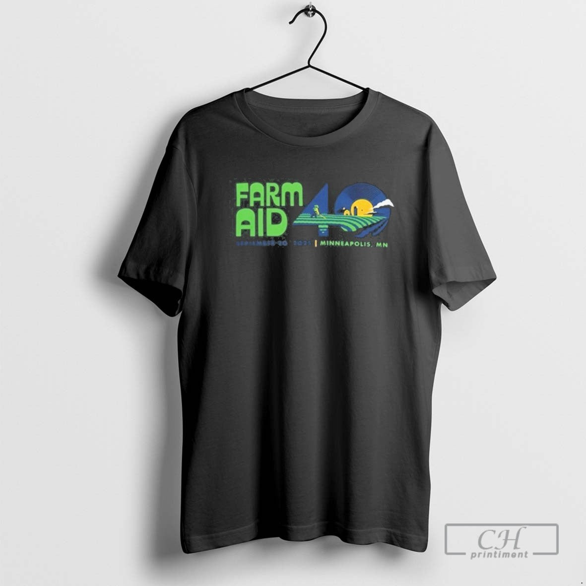 Farm Aid 40 Festival Logo Hoodie Designer Merch