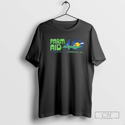 Farm Aid 40 Festival Logo Hoodie Designer Merch