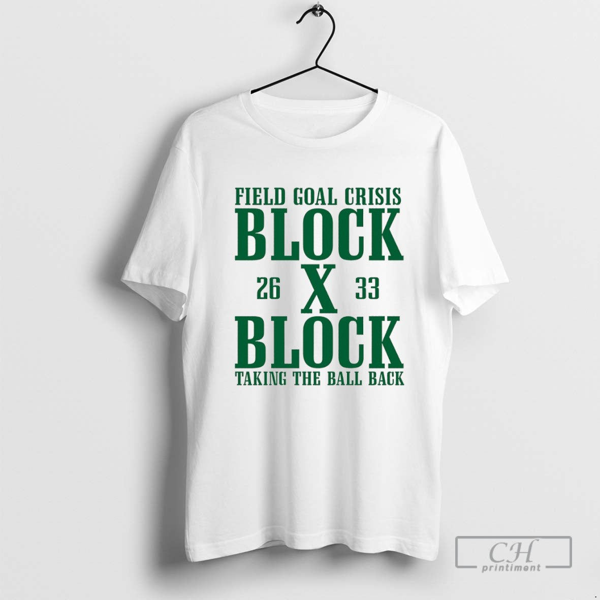 Field Goal Crisis Block X Block Taking Ball Back Tank Top Retro Outfit