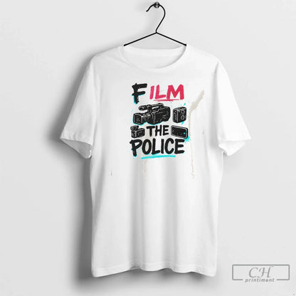 Film Police Staple Protest Sweatshirt Retro Design