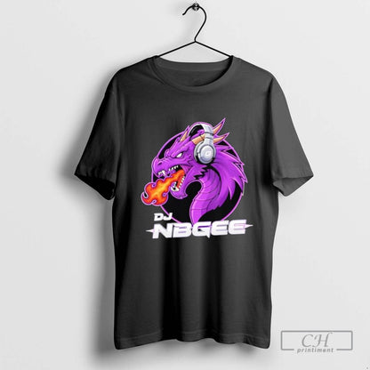 Fire Breathing Dragon Headphones Sweatshirt Premium Look