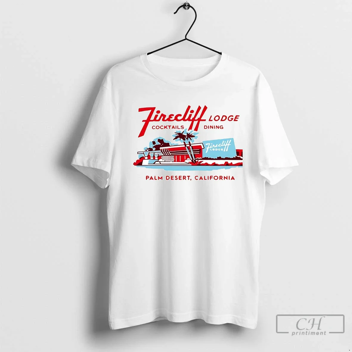 Firecliff Lodge Hotel Cocktails Dining Long Sleeve Stylish Art