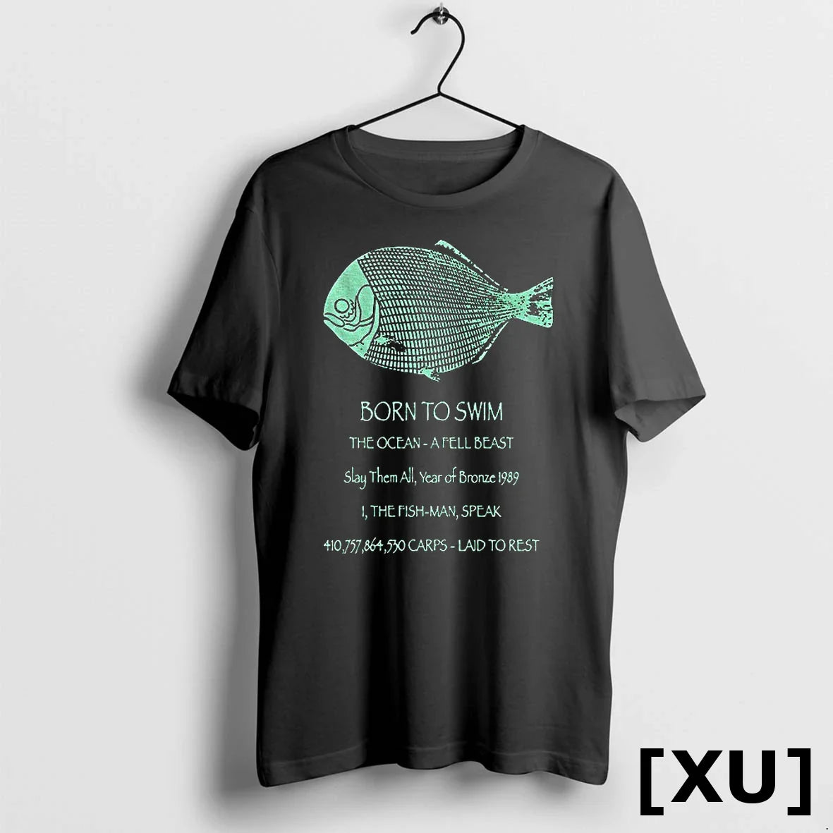 Fish Born To Swim Ocean Fell Beast Slay Them All Year Bronze TShirt