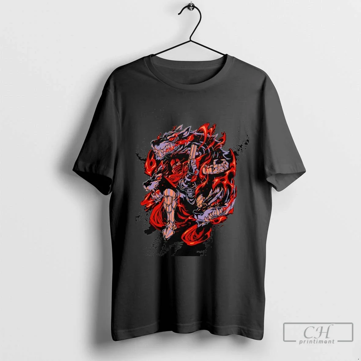 Flames Cerberus Vincent Valentine From Final Fantasy Tank Top Unique