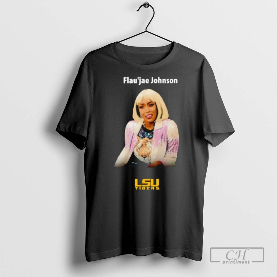 Flaujae Johnson Lsu Tigers Portrait T Shirts TShirt Designer Merch