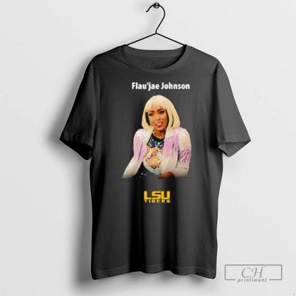 Flaujae Johnson Lsu Tigers Portrait T Shirts TShirt Designer Merch