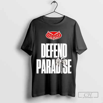 Florida Atlantic Owls Defend Paradise TShirt Elegant Look