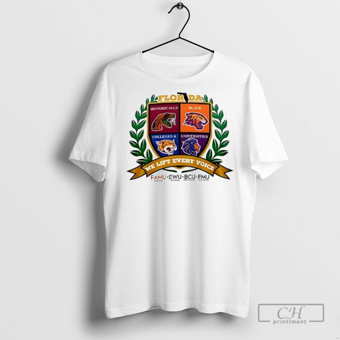 Florida Famu Ewu Bcu Fmu We Lift Every Voice T Shirts Shirt Premium