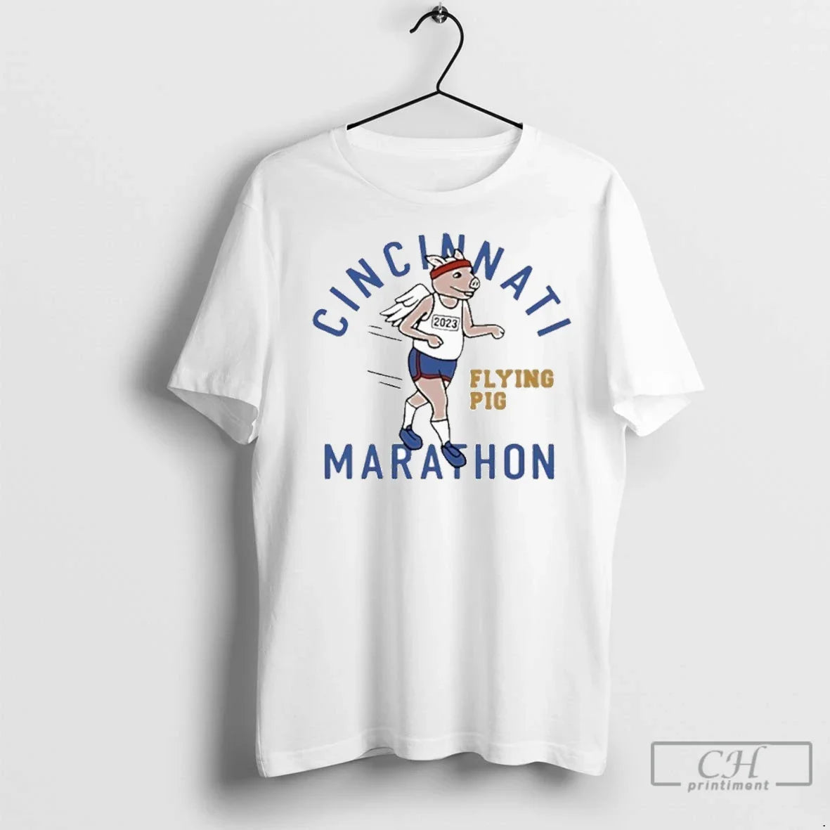 Flying Pig Marathon Running Cincinnati T Shirts Sweatshirt Trendy
