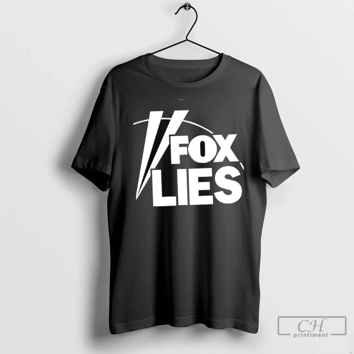 Fox Lies Text TShirt Premium Gift