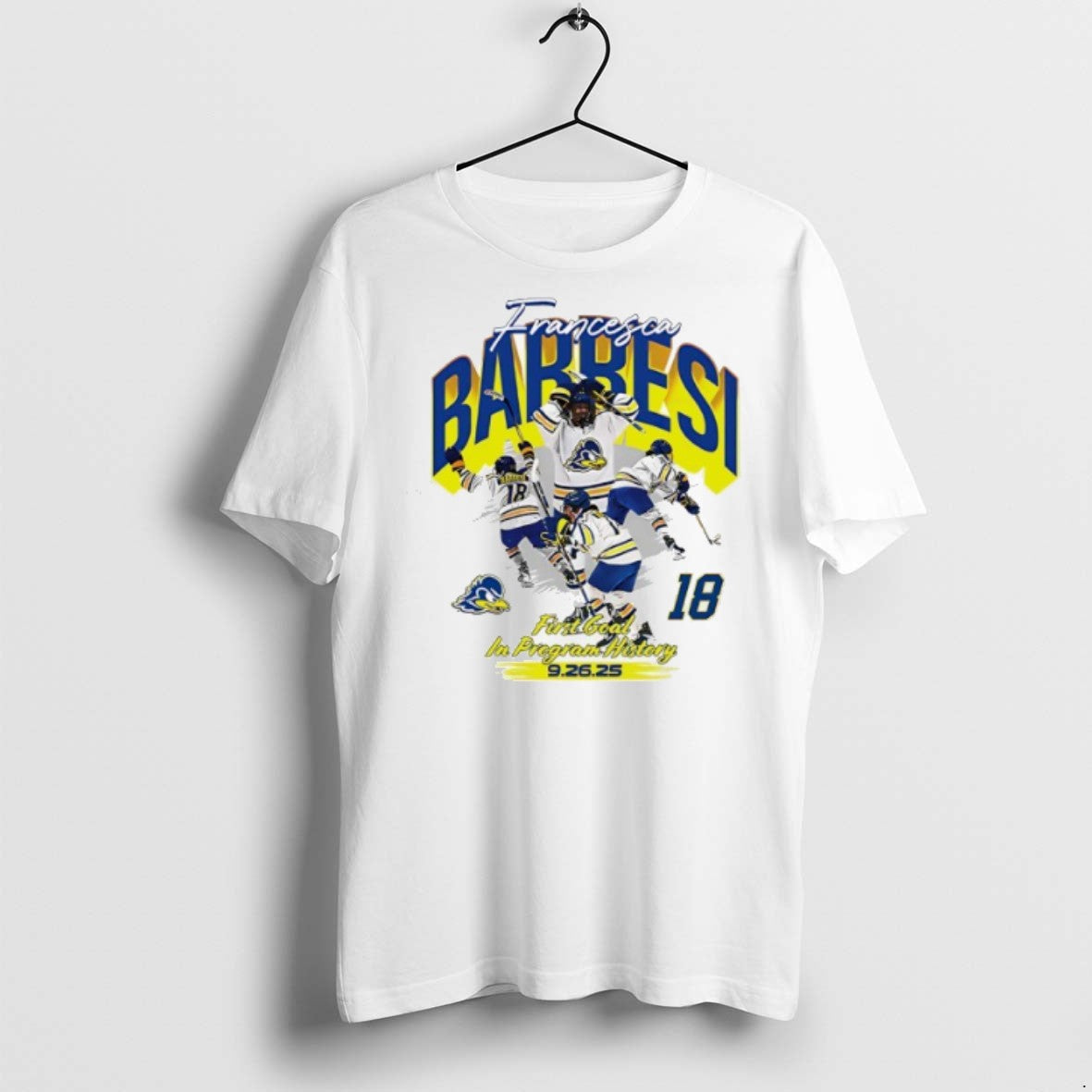 Francesca Barresi Delaware Ice Hockey First Goal Program History 2025