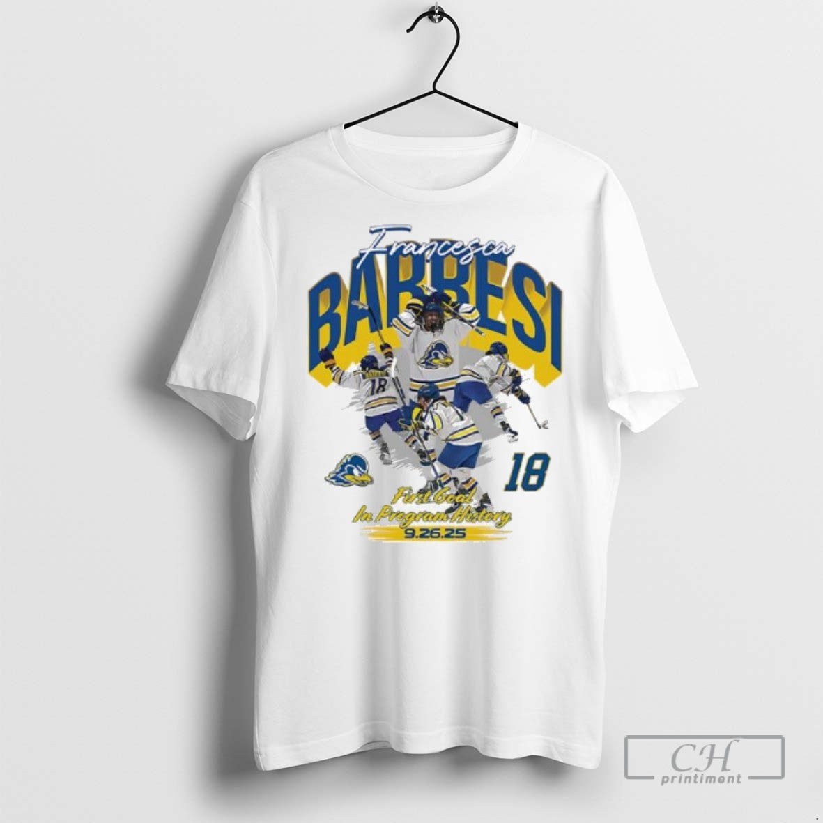 Francesca Barresi Ncaa Ice Hockey First Goal Program History Sept