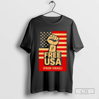 Free Usa From Israel Long Sleeve Designer Art