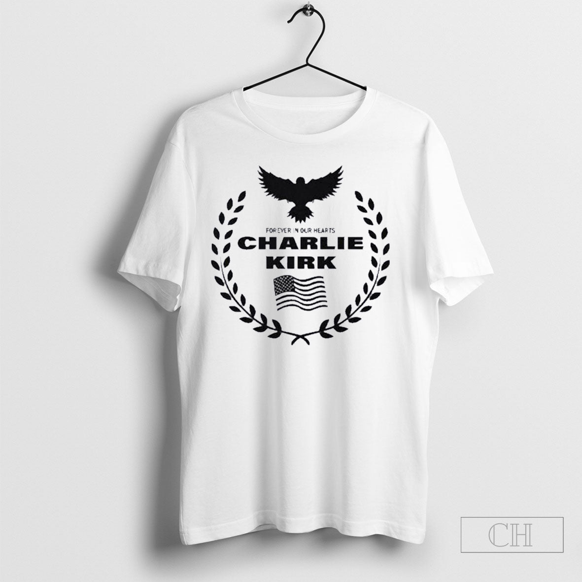 Freedom Charlie Kirk Forever Our Hearts TShirt Trendy Design