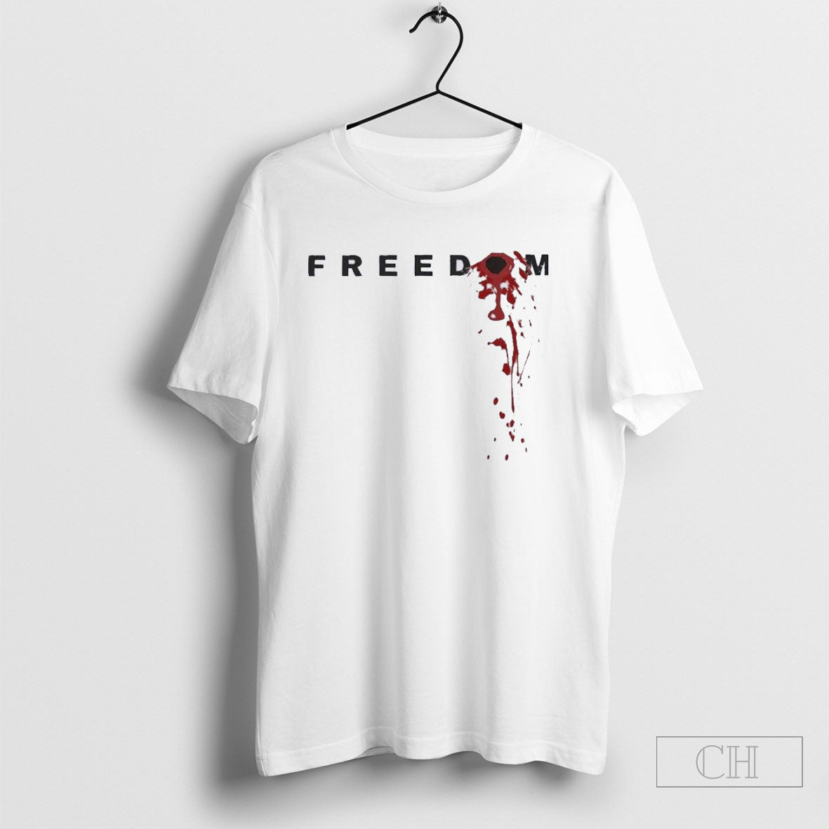 Freedom Charlie Kirk Shot Blood TShirt Classic Collection