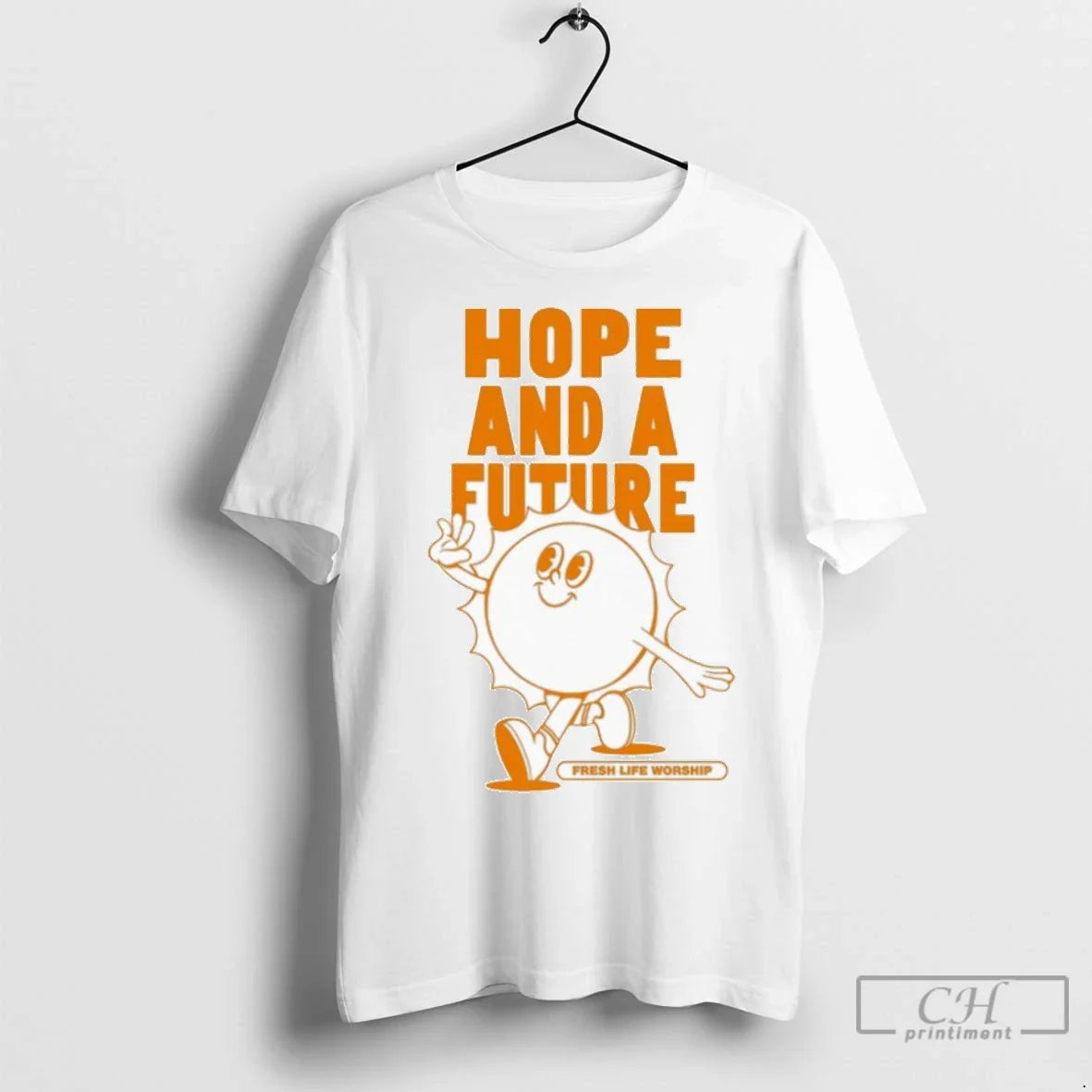 Fresh Life Worship Hope And Future T Shirts Long Sleeve Modern Style