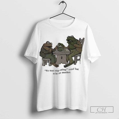 Frog We Must Stop Eating Cried Toad As He Ate Another Long Sleeve