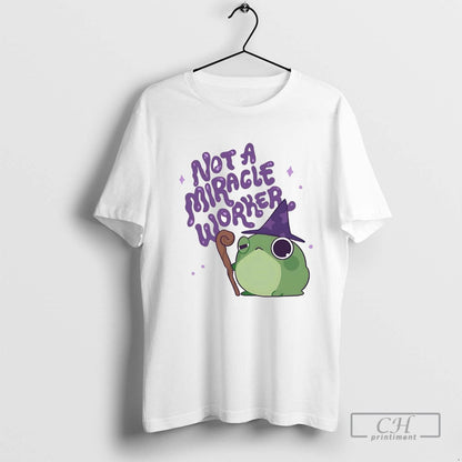 Frog Wizard Not Miracle Worker Tank Top Designer Look