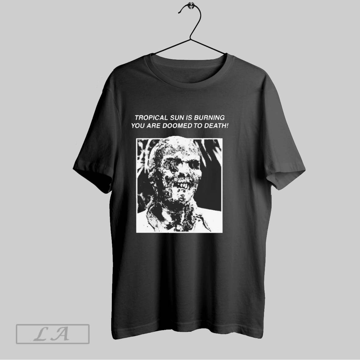 Fulci Tropical Sun Is Burning You Are Doomed To Death Zombi Shirt