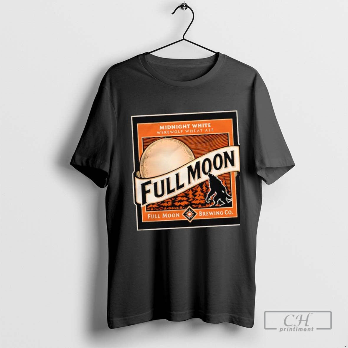 Full Moon Brewing Company Halloween TShirt Premium Collection