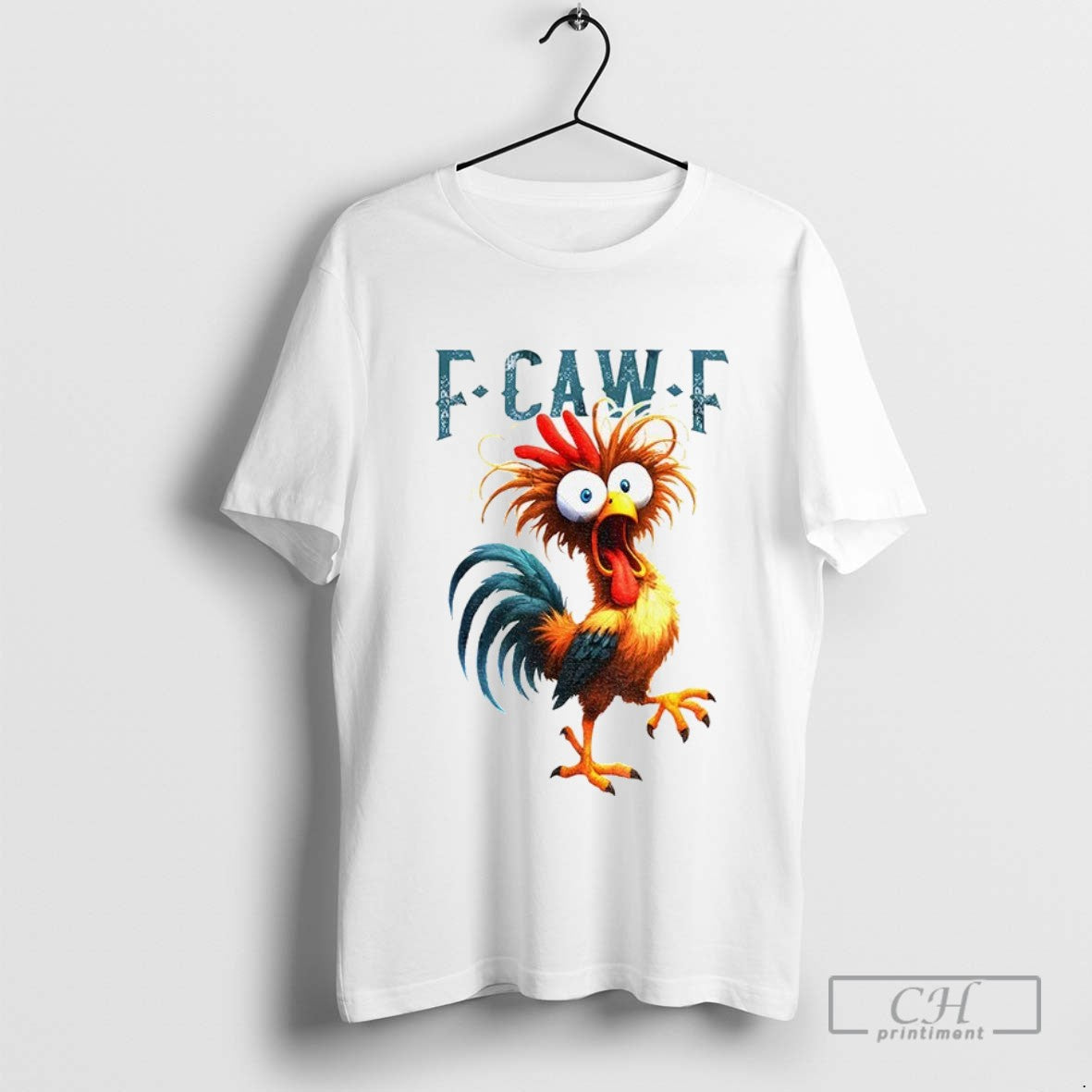 Chicken F Caw F Meme Anti Trump Sweatshirt Designer Design