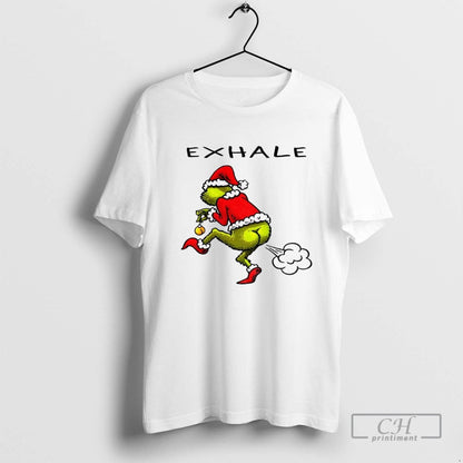 Grinch Exhale Long Sleeve Authentic Gift