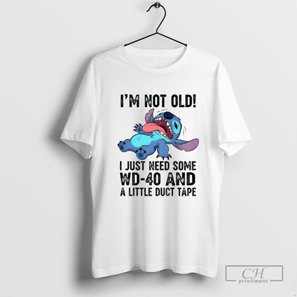 Stitch Im Not Old I Just Need Some Wd 40 And Little Duct Hoodie